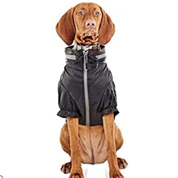 Reddy Black Dog Windbreaker Jacket Black Gray NWT‎ - Picture 2 of 7